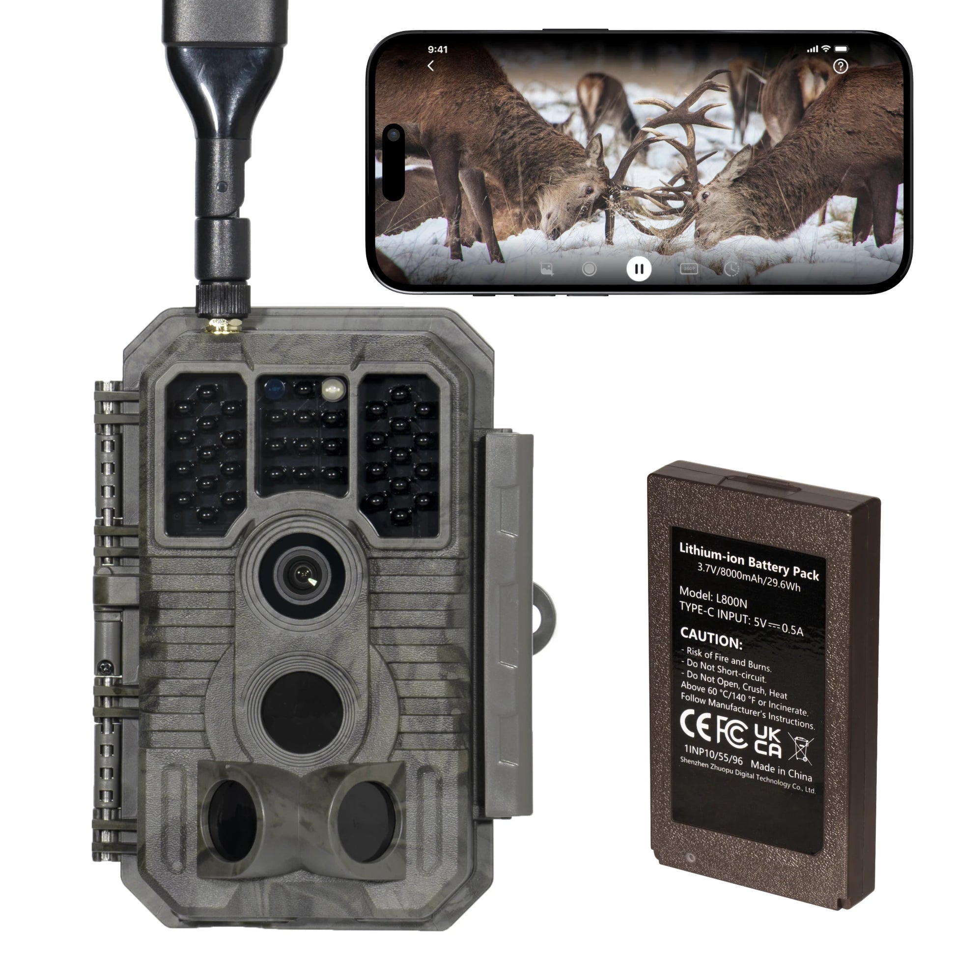 GardePro X60PLMB Live MAX 4G Medību Kamera ar Tiešraidi un 8000mAh