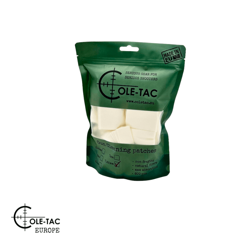 Cole-TAC Gun Cleaning Patch 5.56 mm ieroču tīrīšanas lupatiņas - Image 3